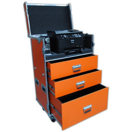 Custom Production Flight Case for Printer, Router and Nespresso Machine Storage